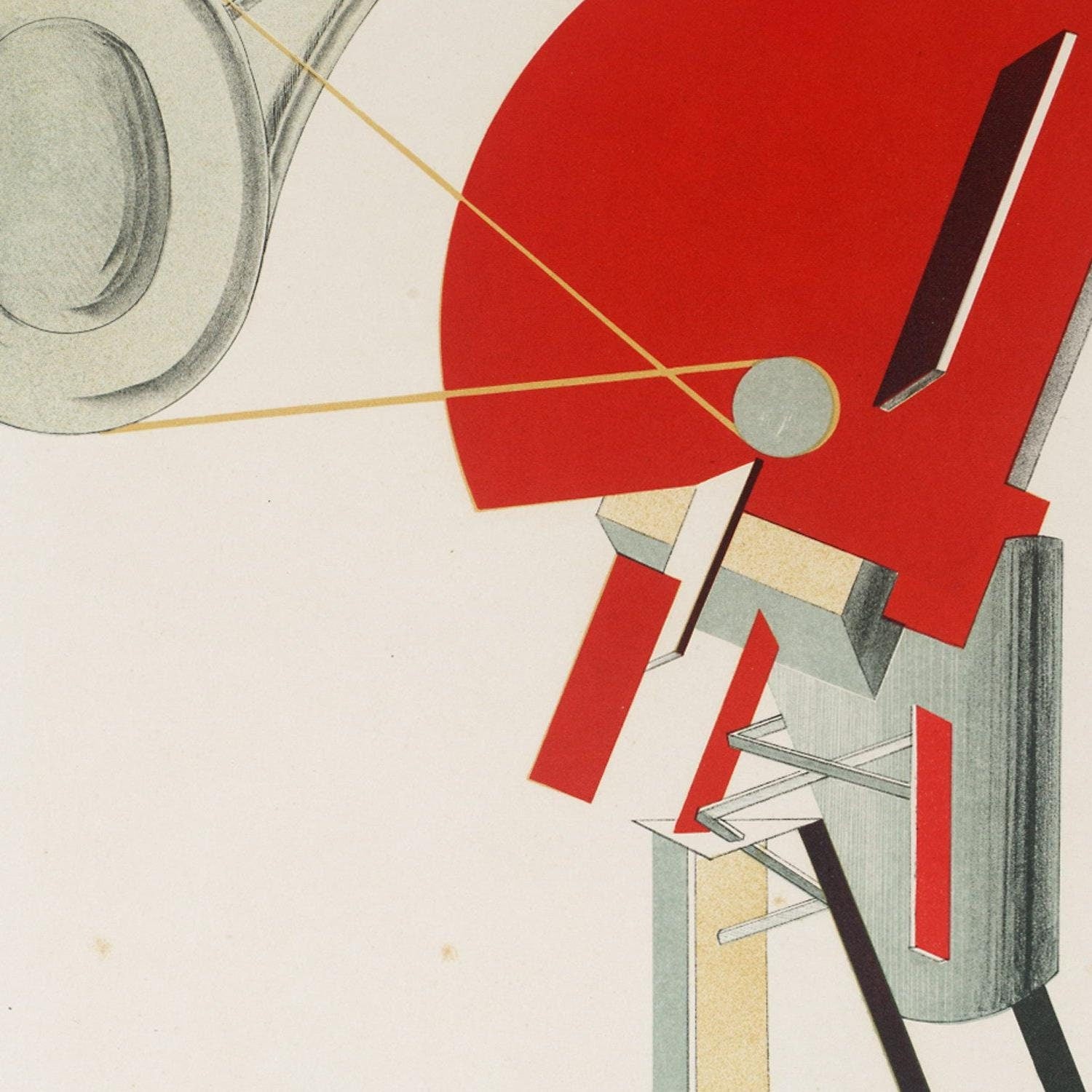 detail of the fine art reproduction from the centre