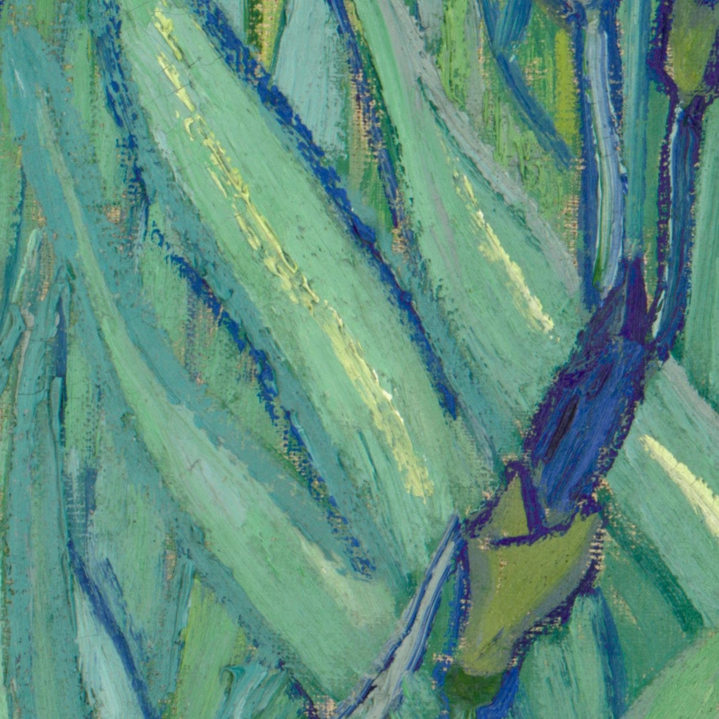 detail of the fine art reproduction from the centre