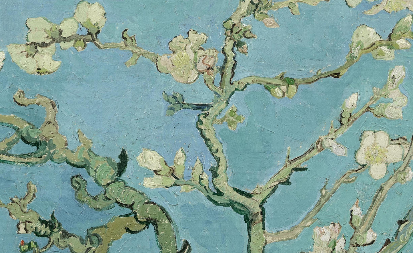 detail of the fine art reproduction from the centre
