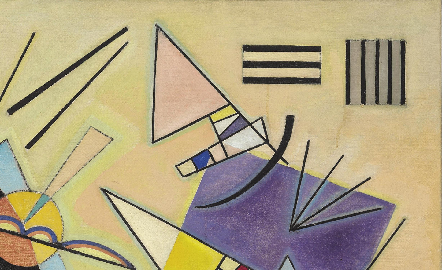 detail of the fine art reproduction from the top right corner