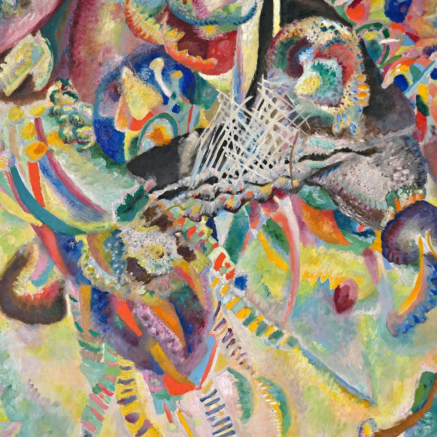 detail of the fine art reproduction from the centre