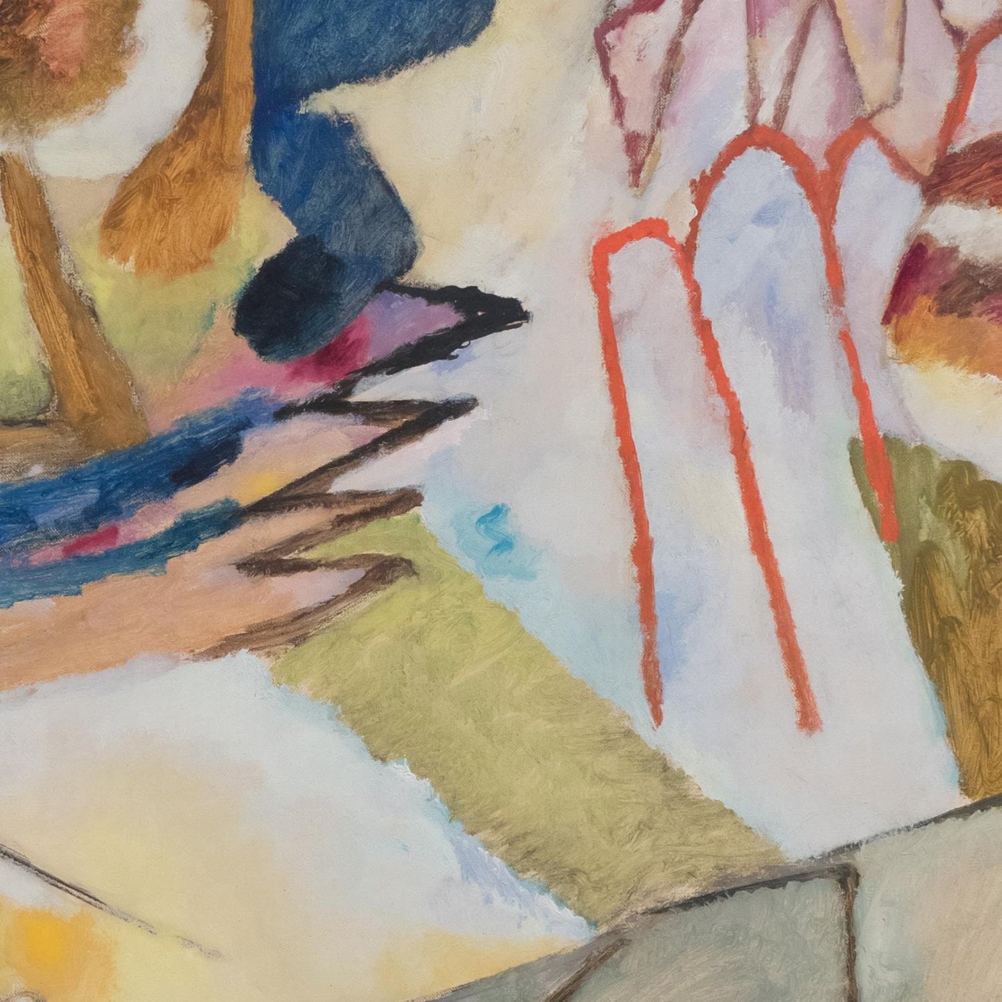 detail of the fine art reproduction from the centre