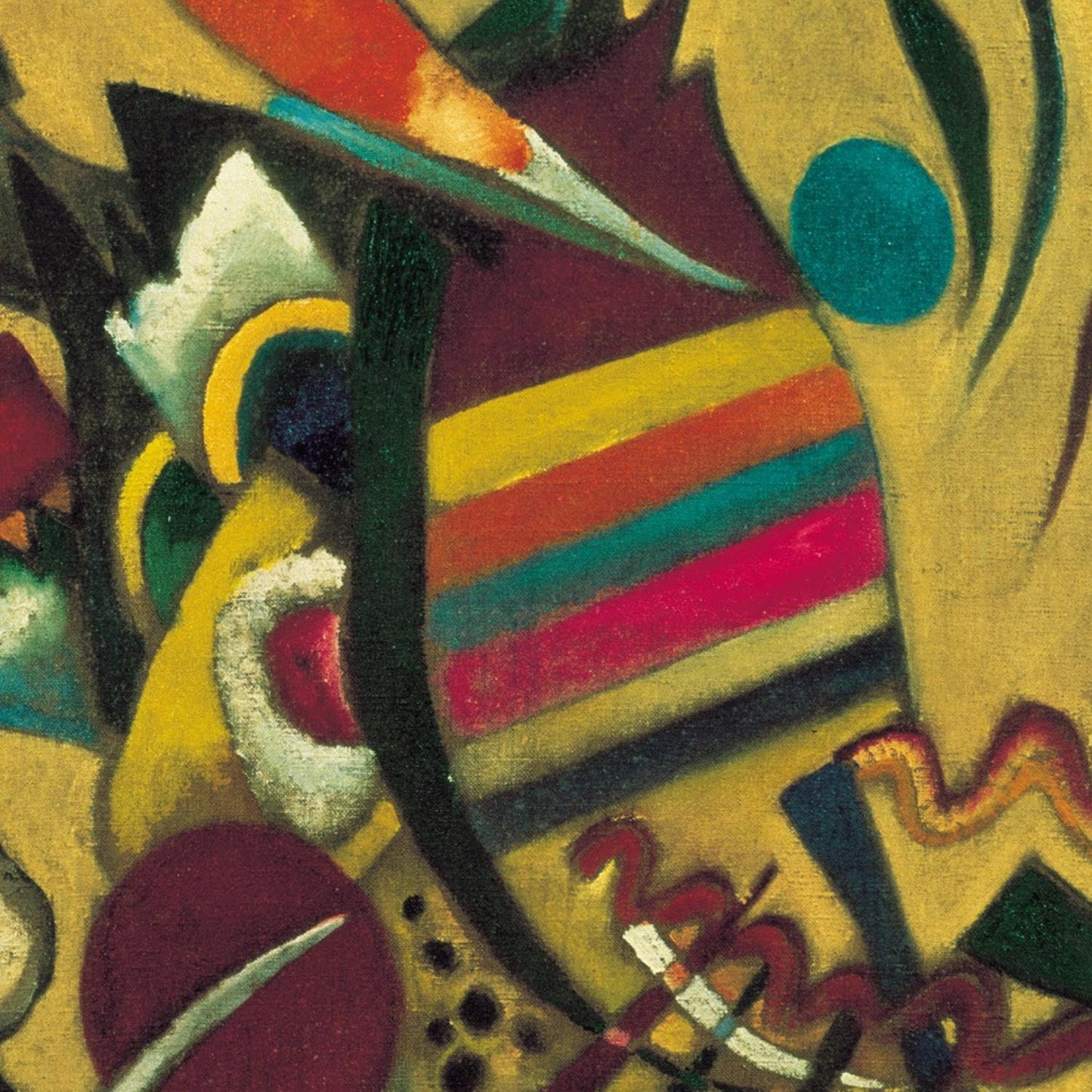 detail of the fine art reproduction from the centre