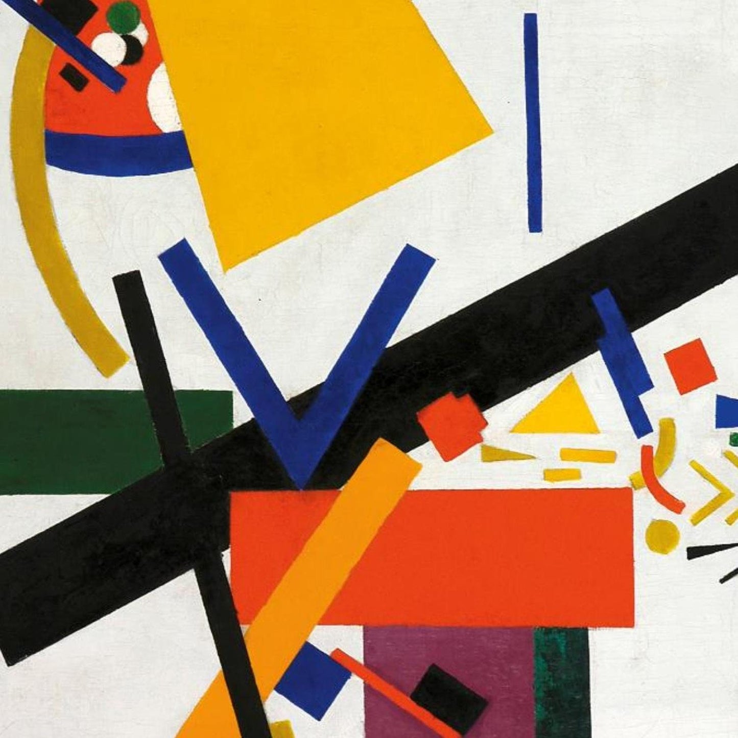 detail of the fine art reproduction from the centre