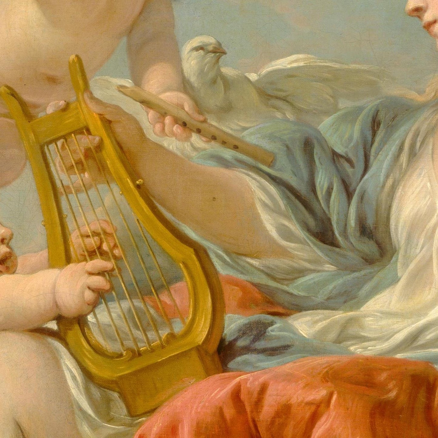 detail of the fine art reproduction from the centre