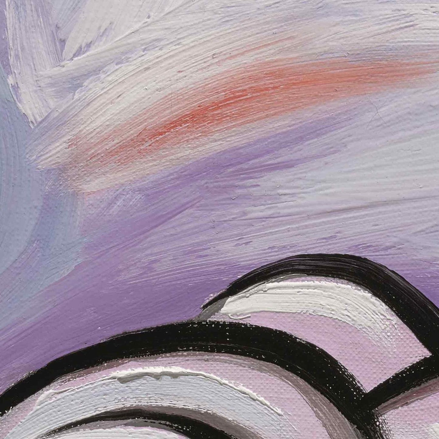 detail of the fine art reproduction from the centre