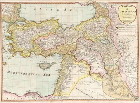 presentation of the map reproduction without a frame