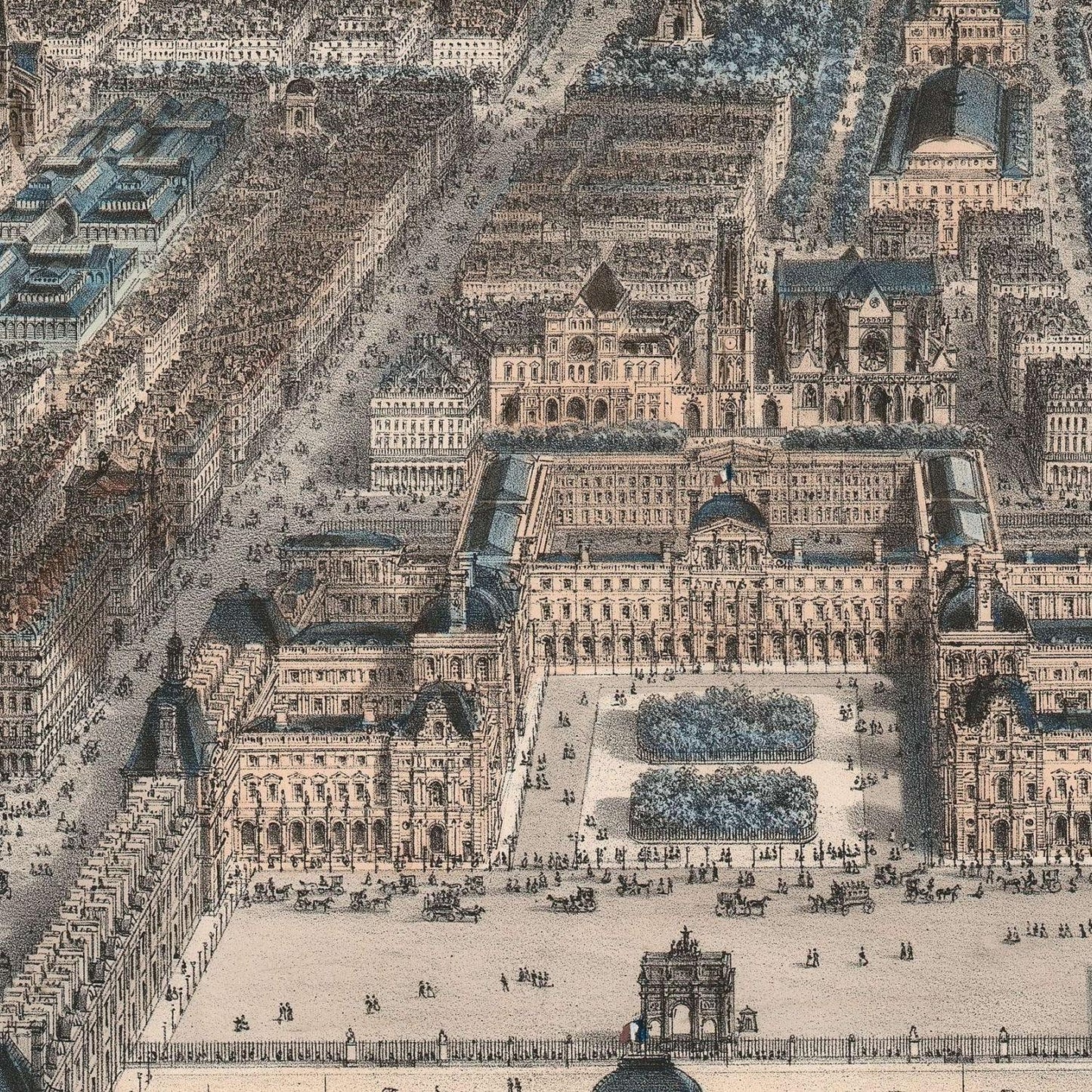 detail of the drawing reproduction from the centre