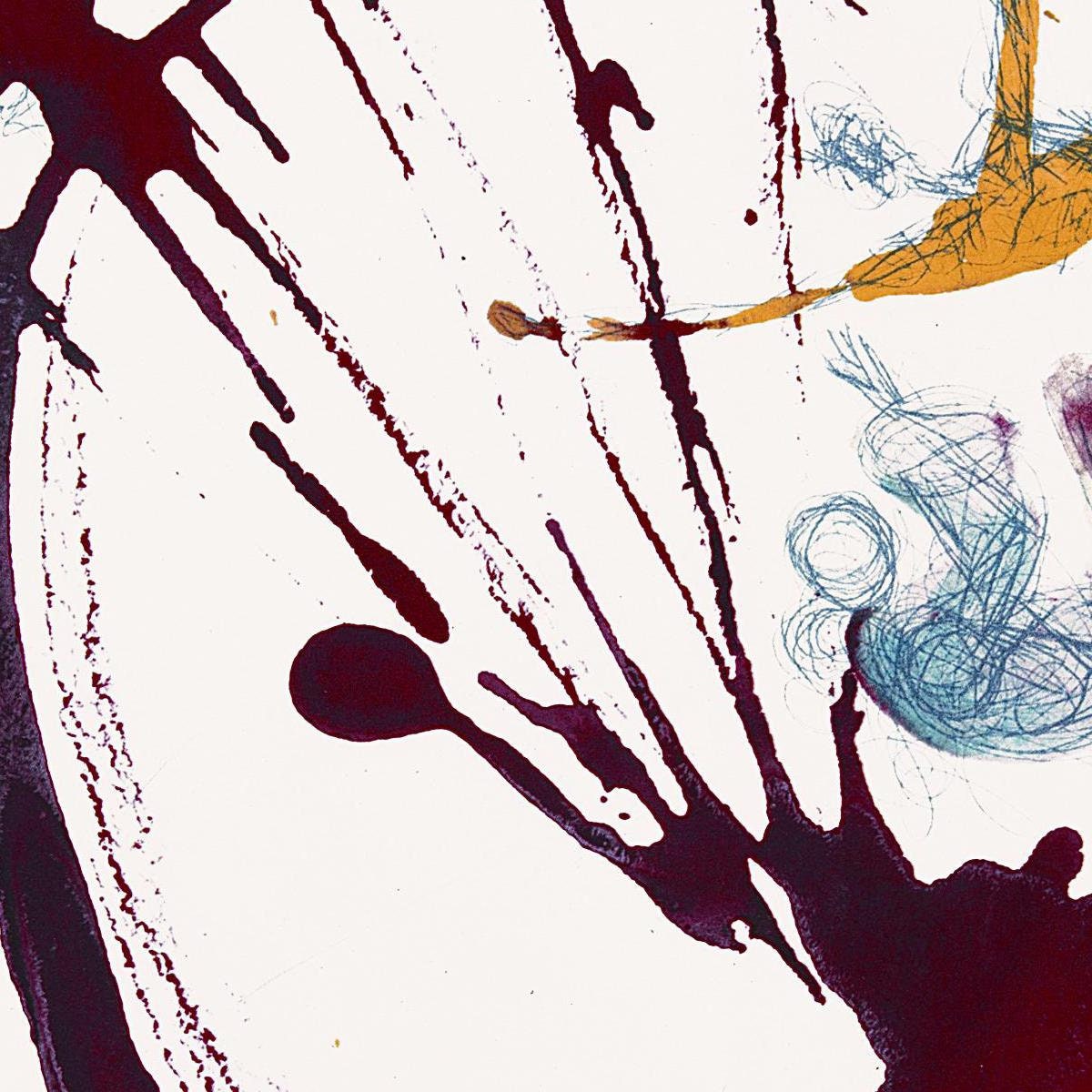 detail of the fine art reproduction from the centre