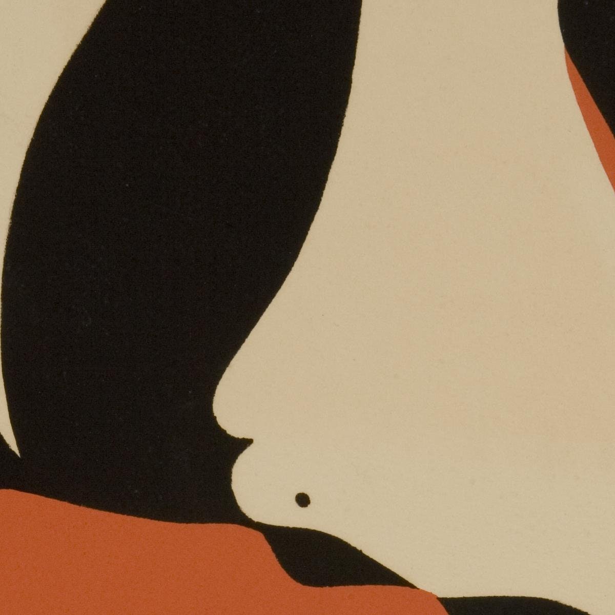 detail of the fine art reproduction from the centre