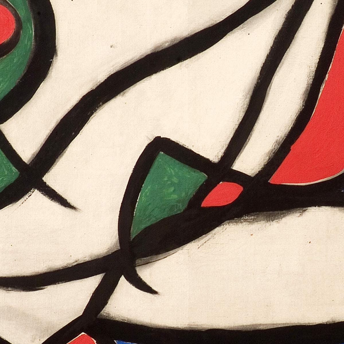 detail of the fine art reproduction from the centre