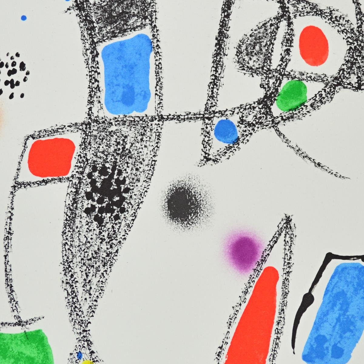 detail of the fine art reproduction from the centre