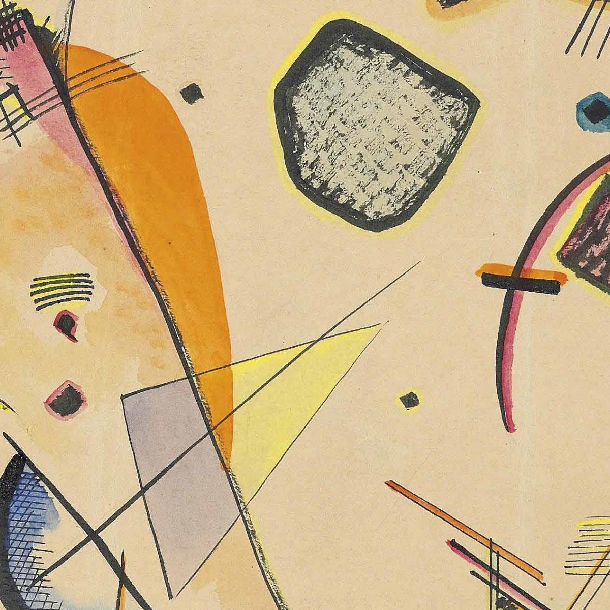detail of the fine art reproduction from the centre