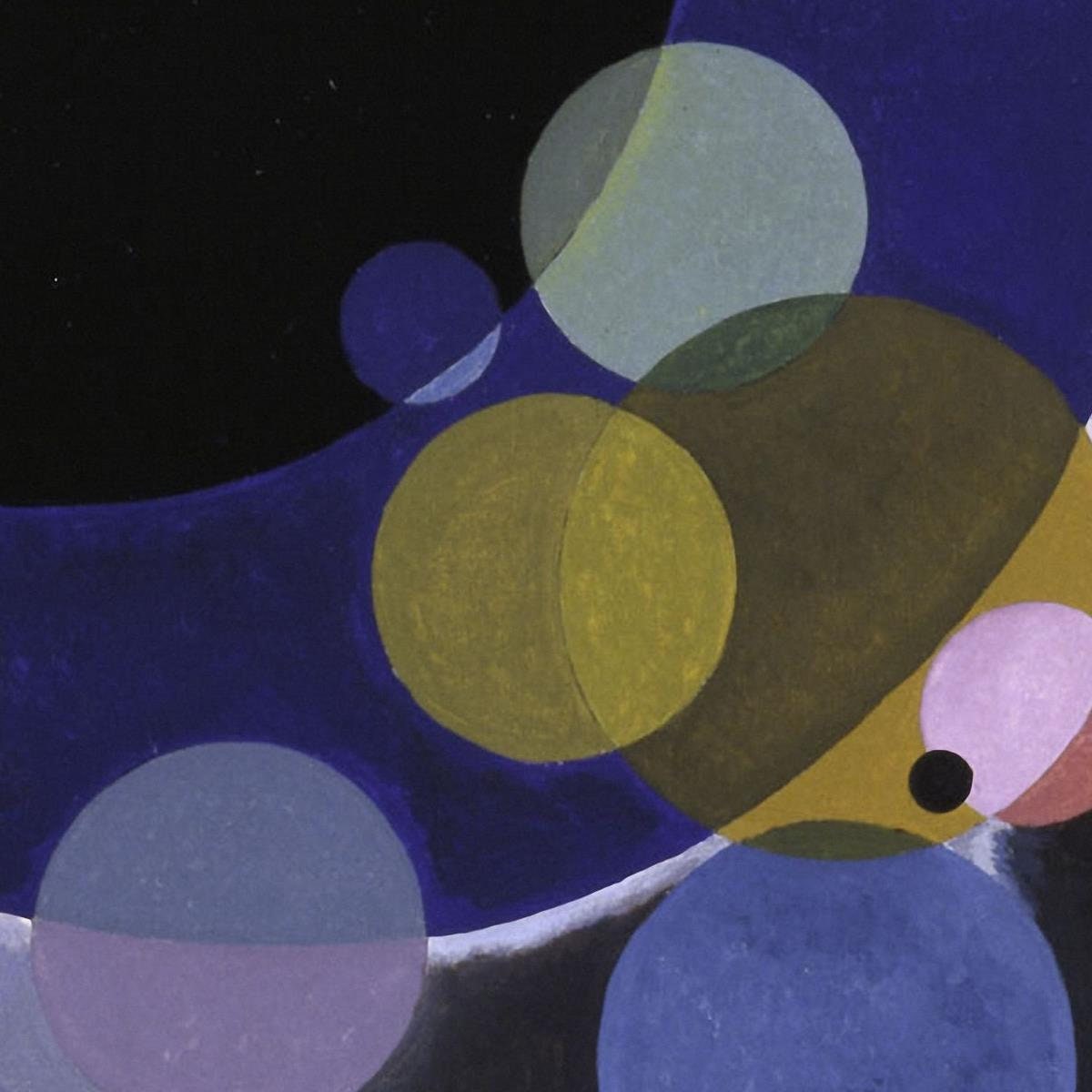 detail of the fine art reproduction from the centre