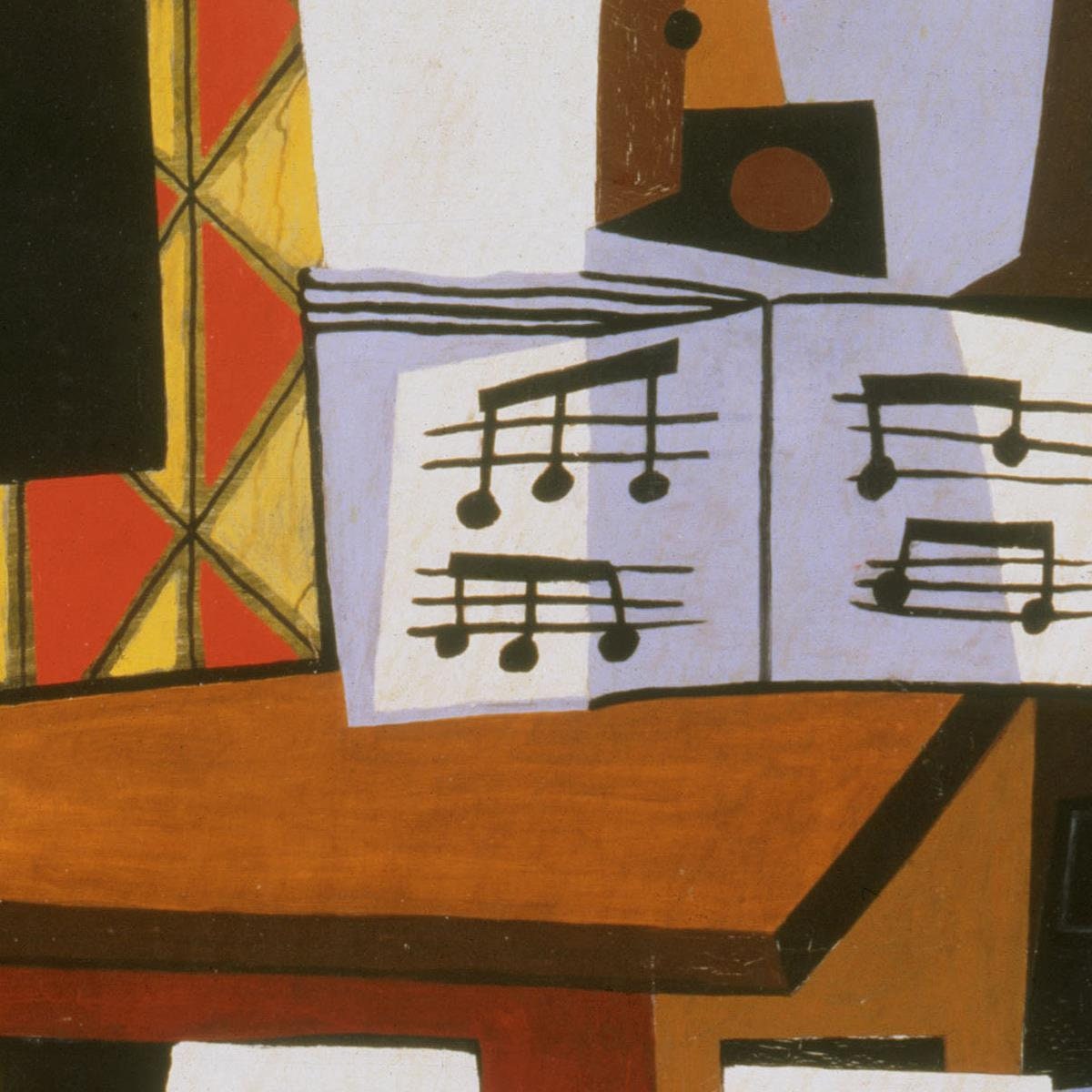 detail of the fine art reproduction from the centre