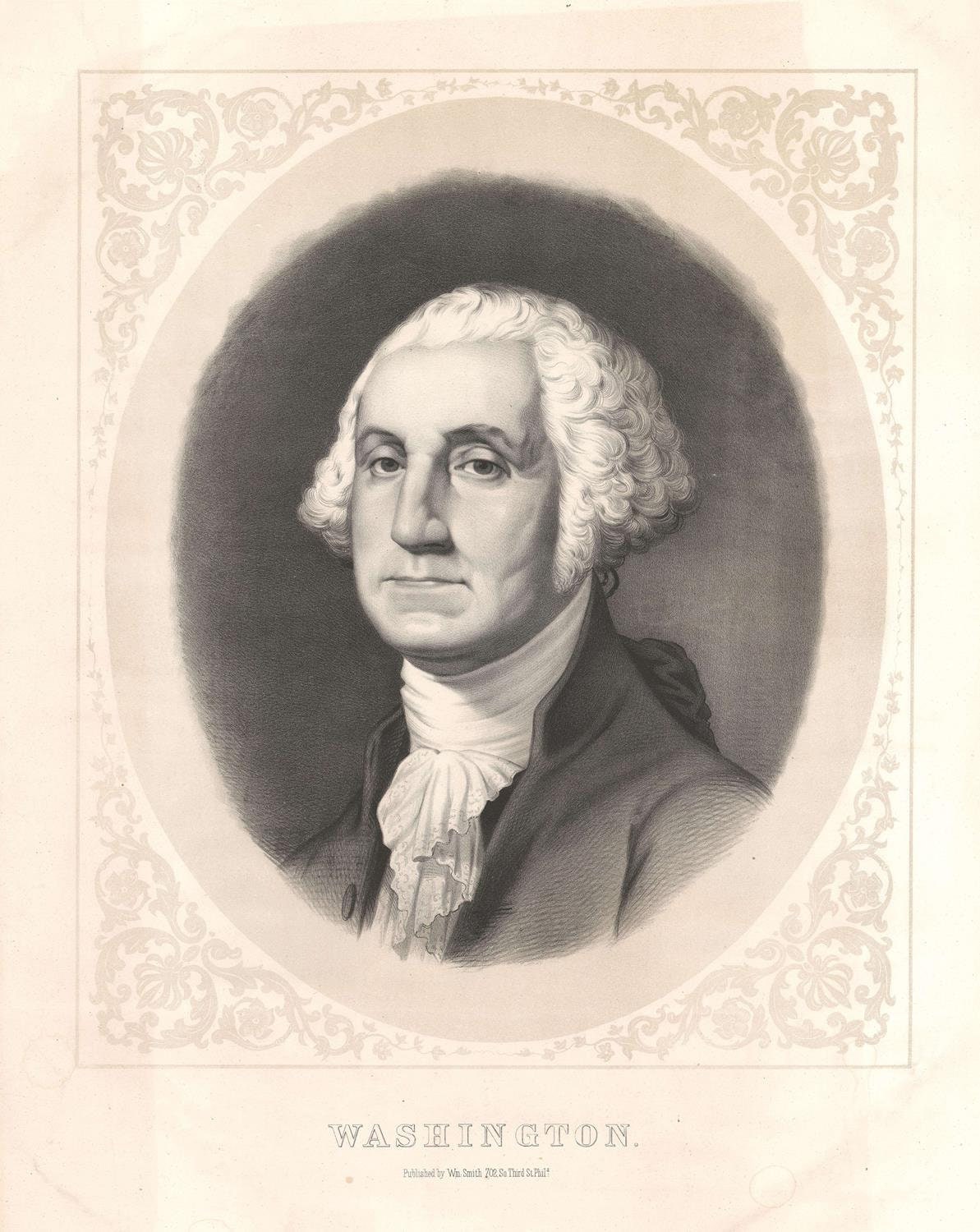 presentation of the engraving reproduction without a frame