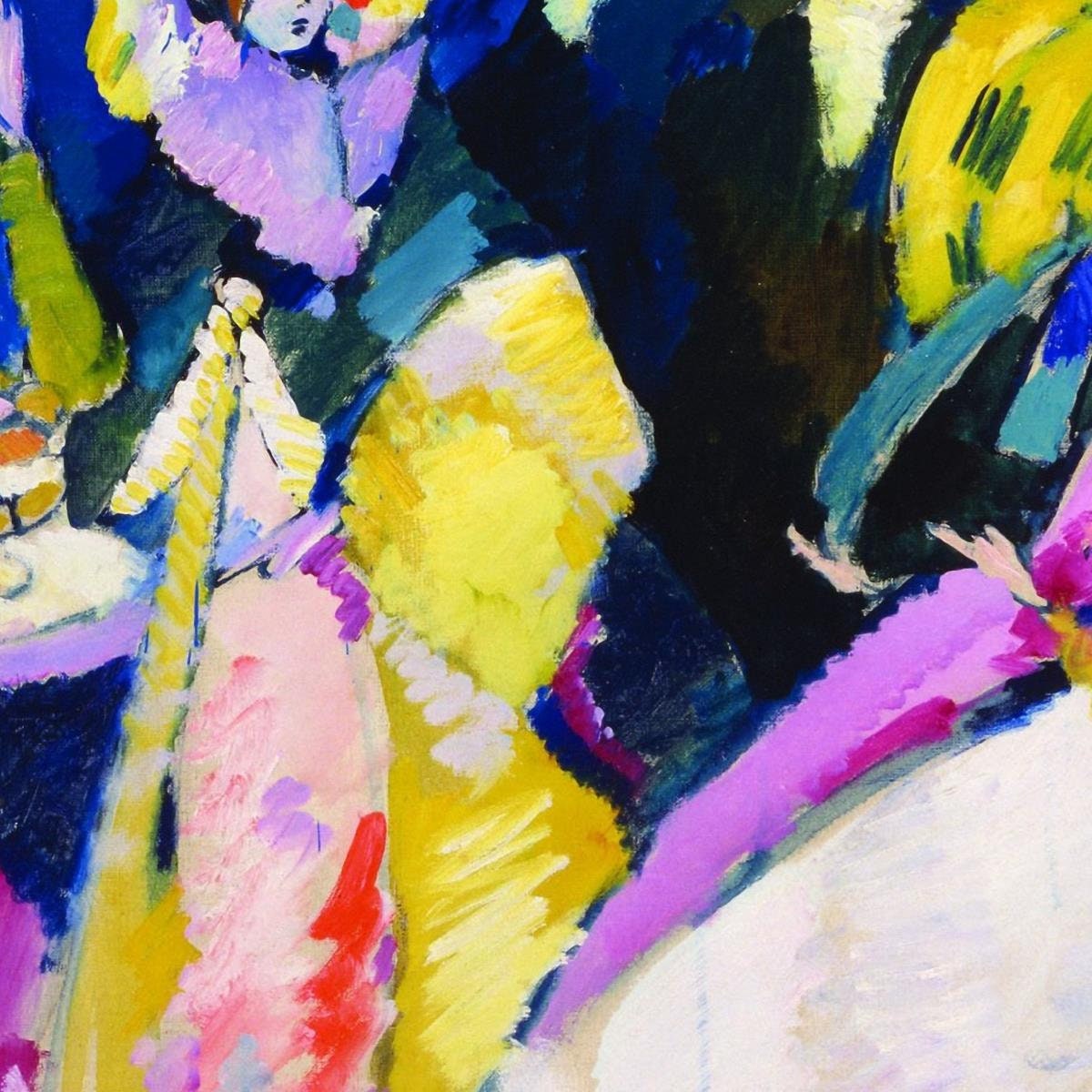 detail of the fine art reproduction from the centre