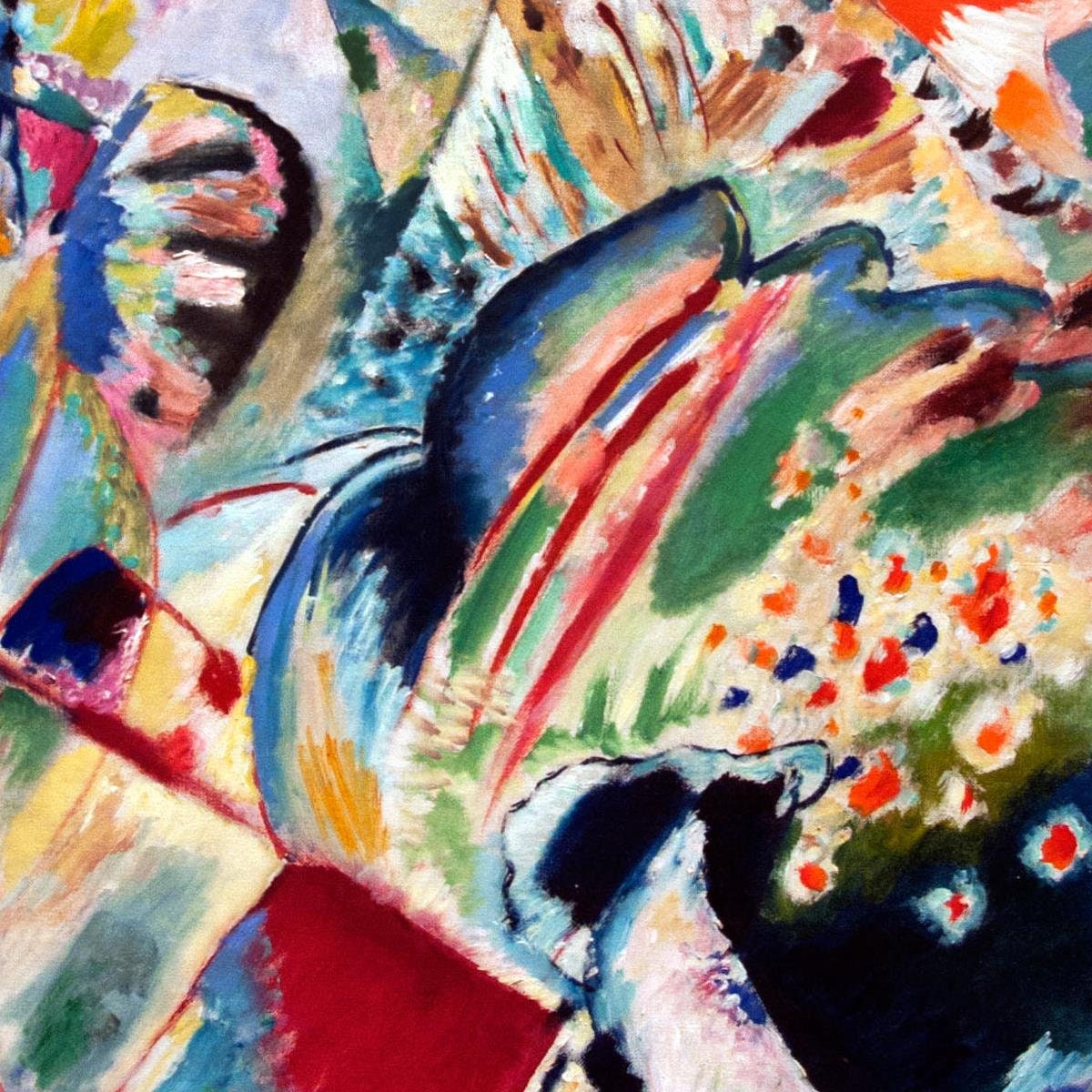 detail of the fine art reproduction from the centre