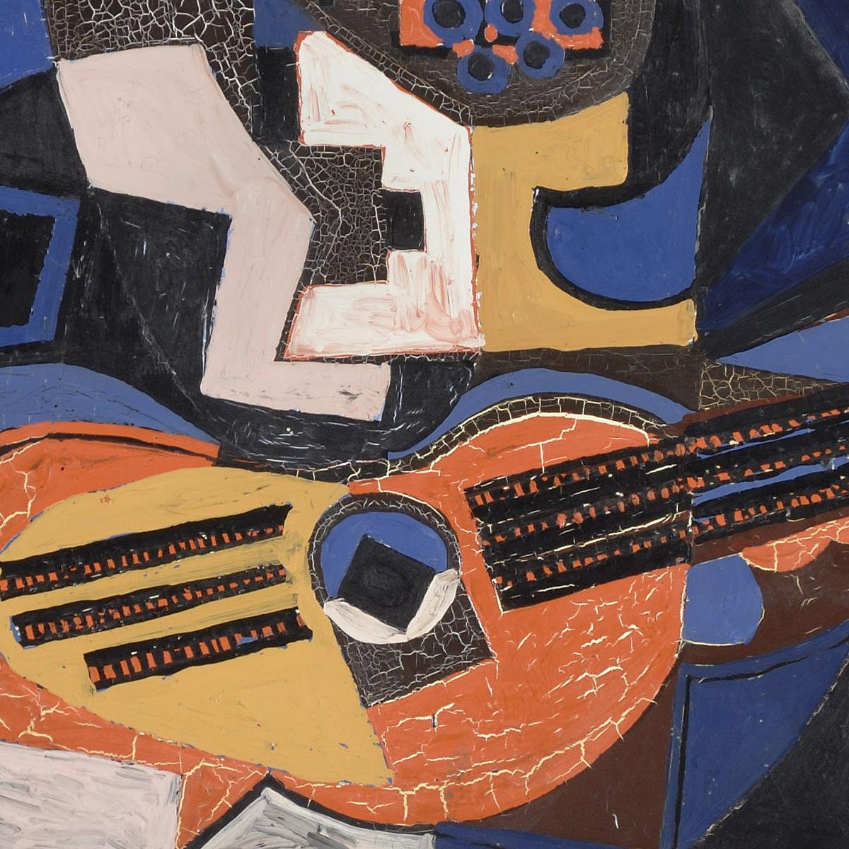 detail of the fine art reproduction from the centre