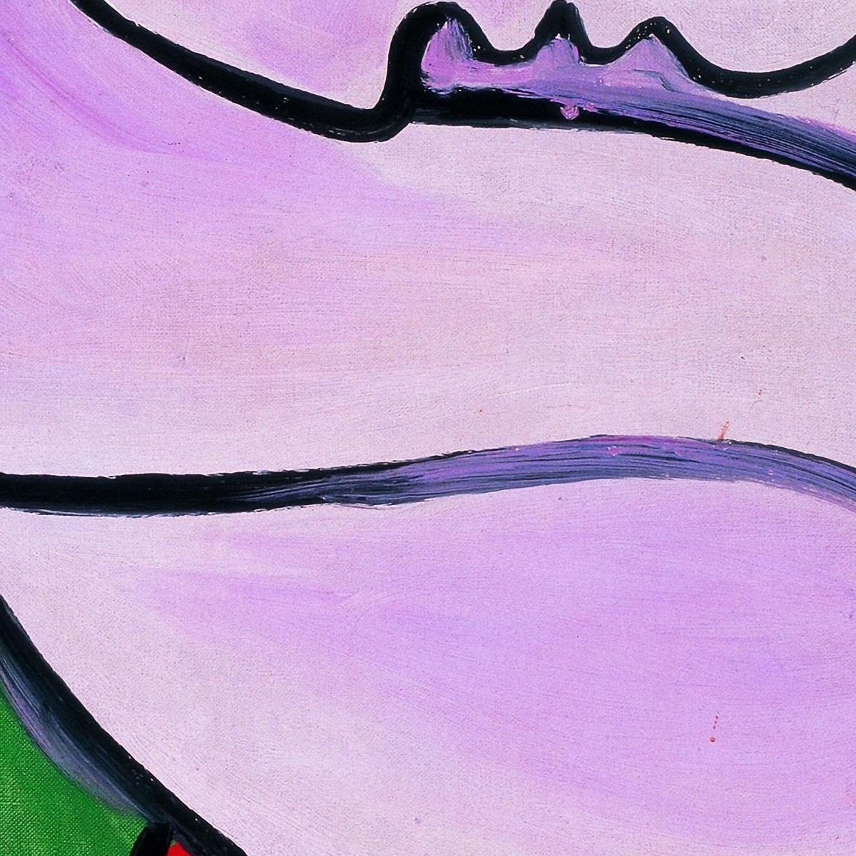 detail of the fine art reproduction from the centre