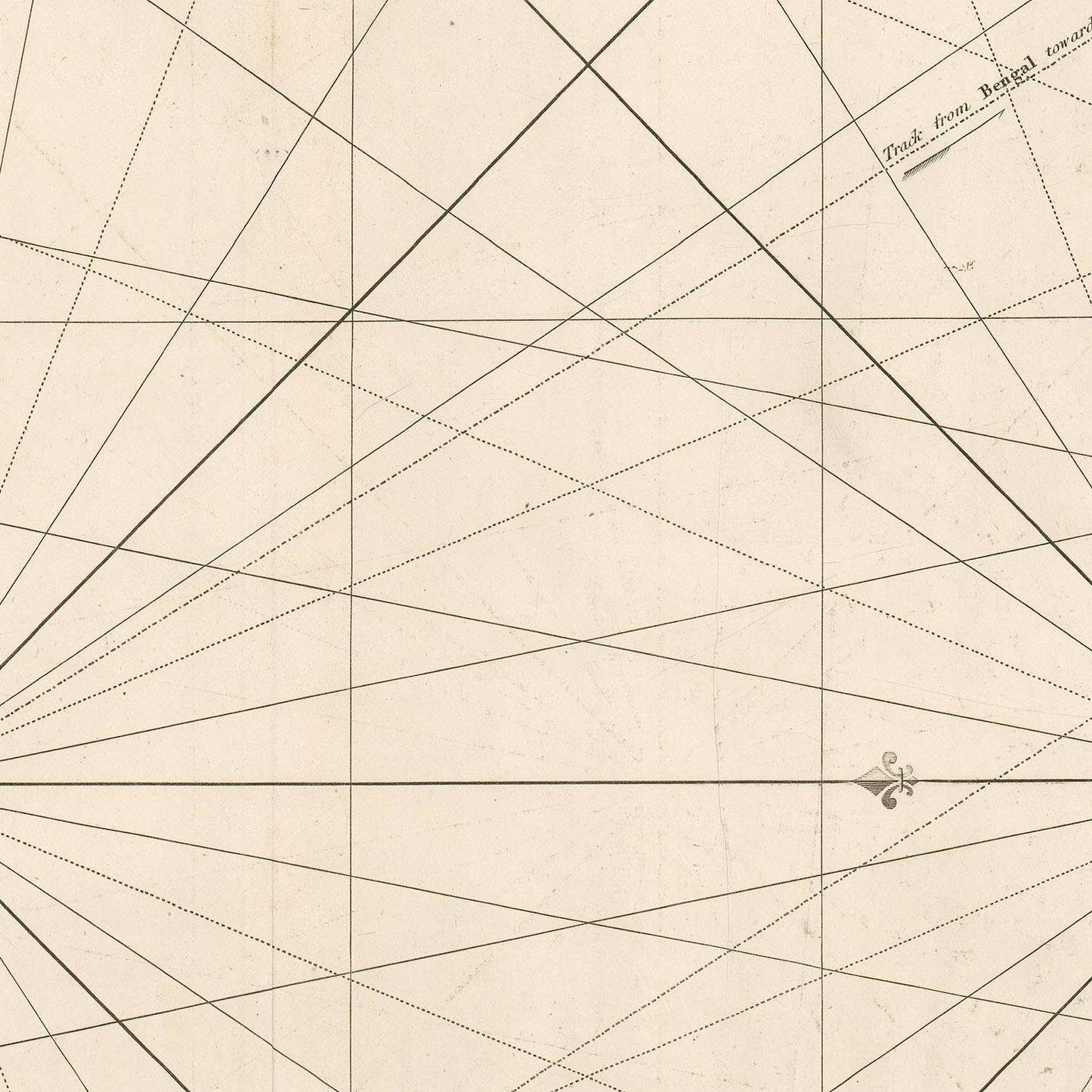 detail of the map from the centre
