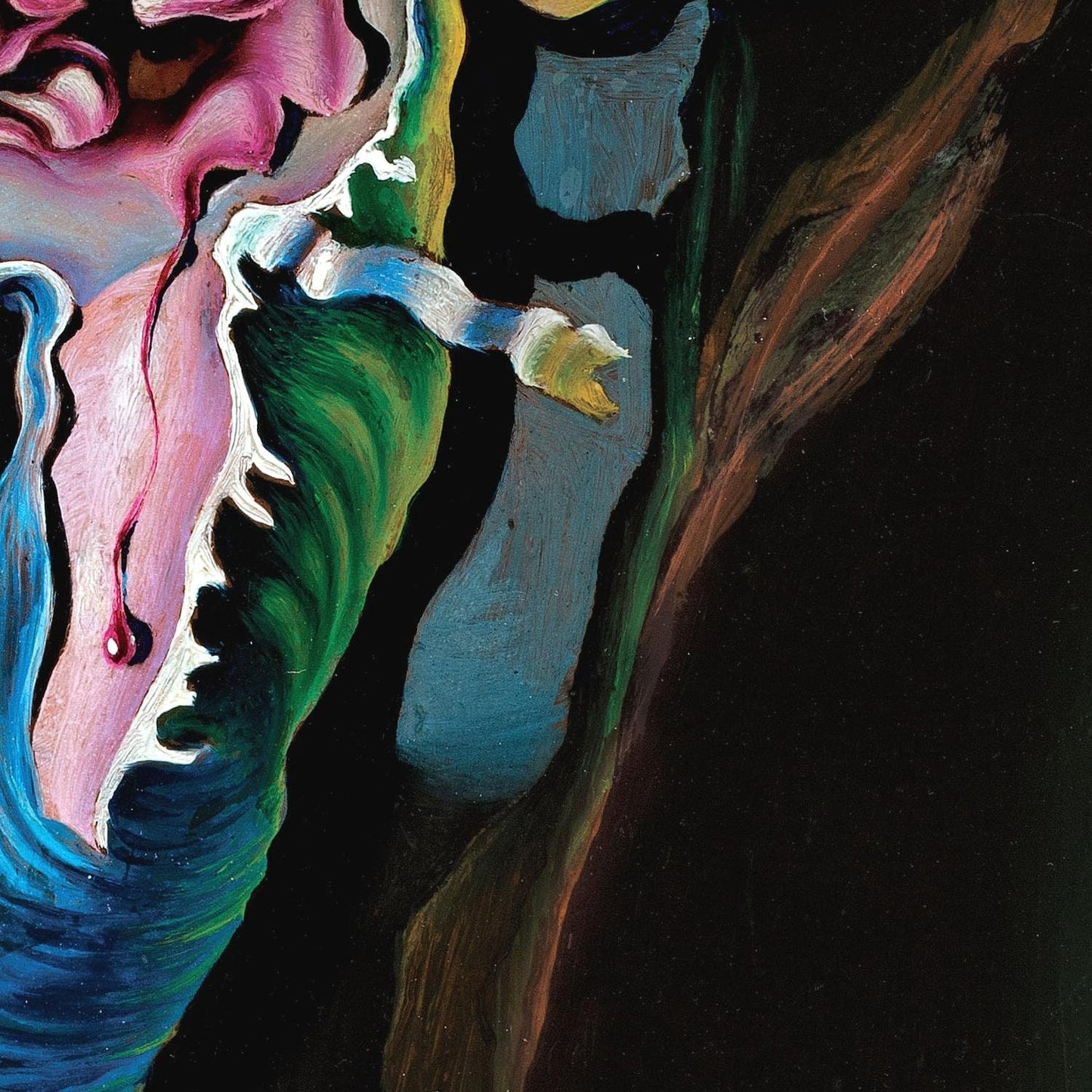 detail of the fine art reproduction from the centre