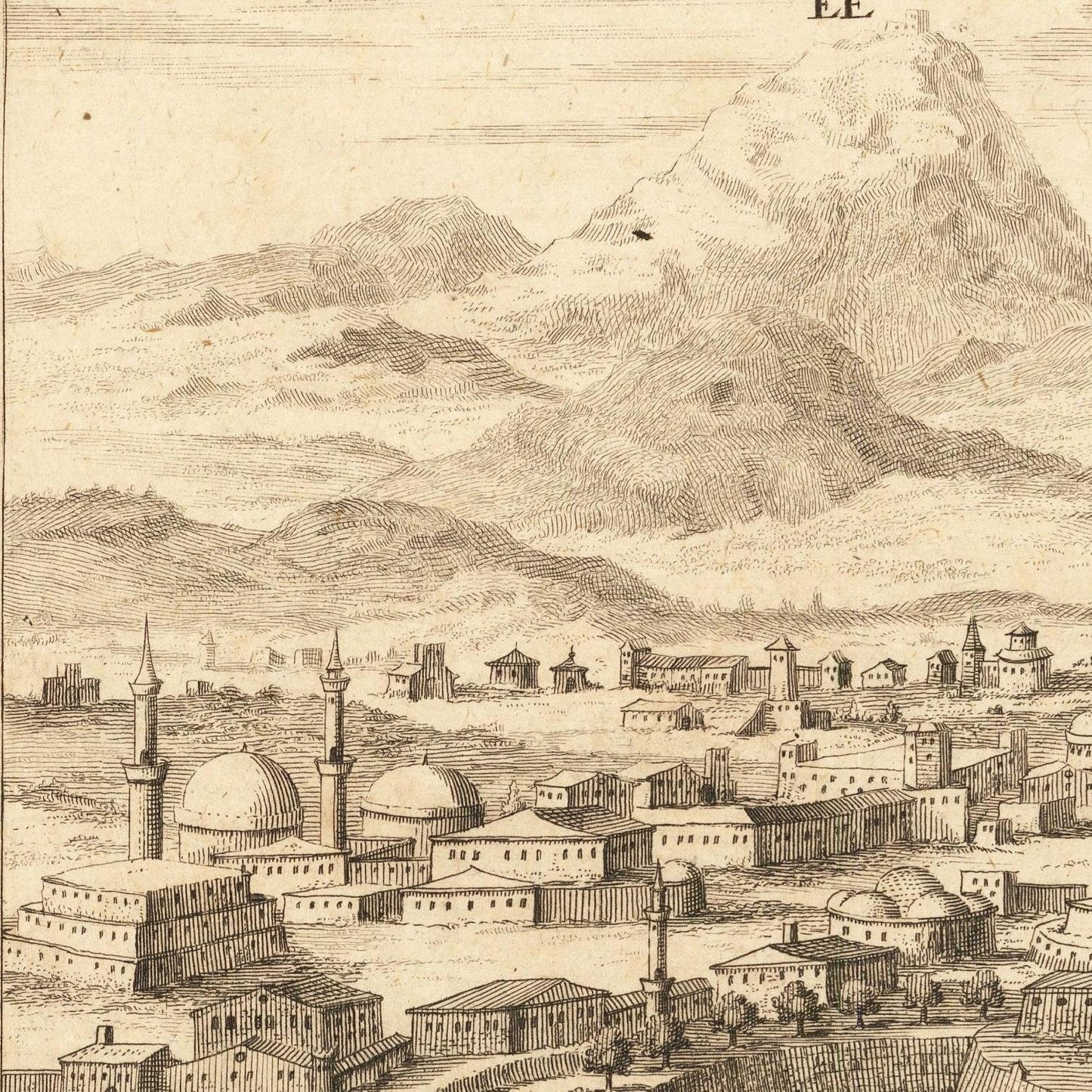 detail of the map from the centre