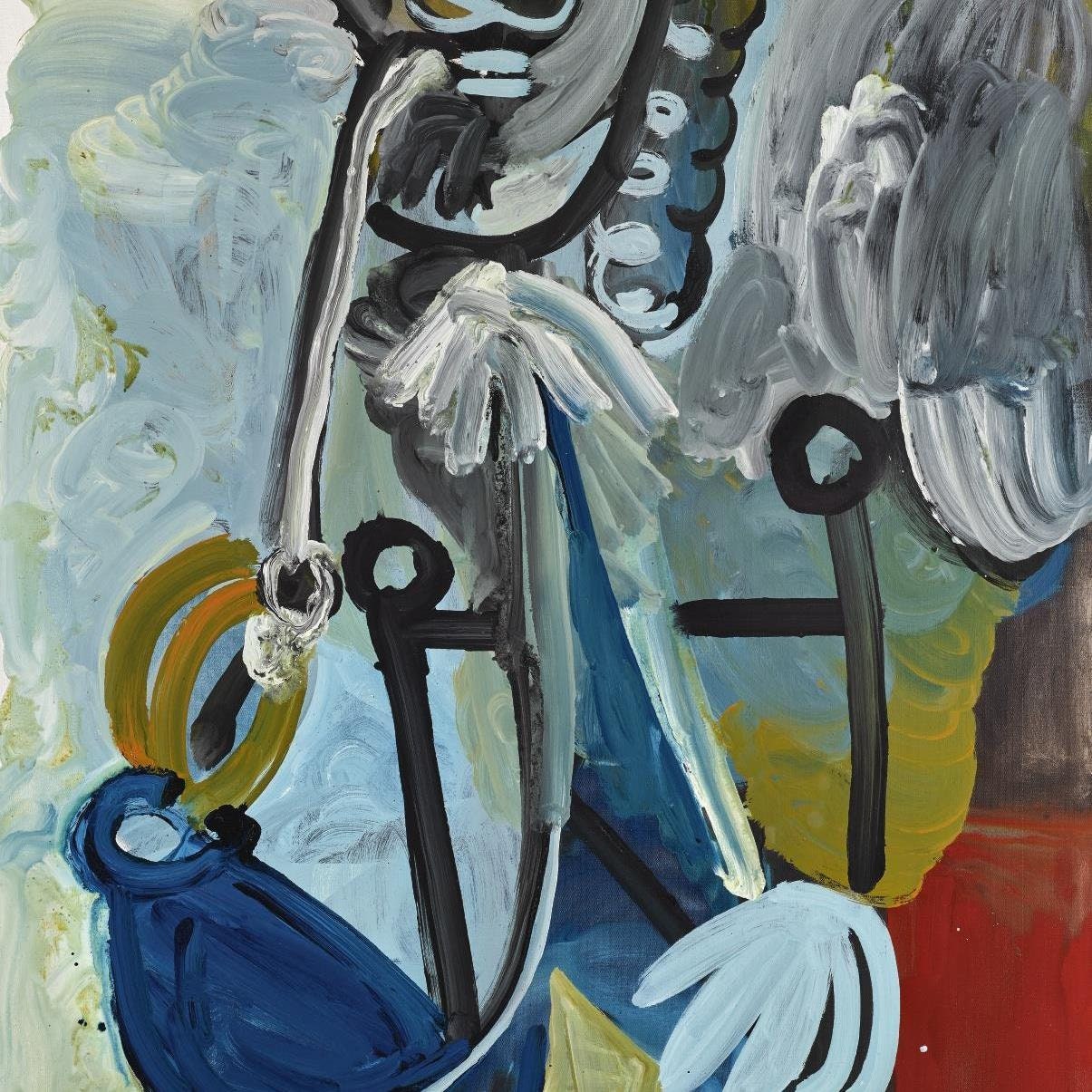 detail of the fine art reproduction from the centre