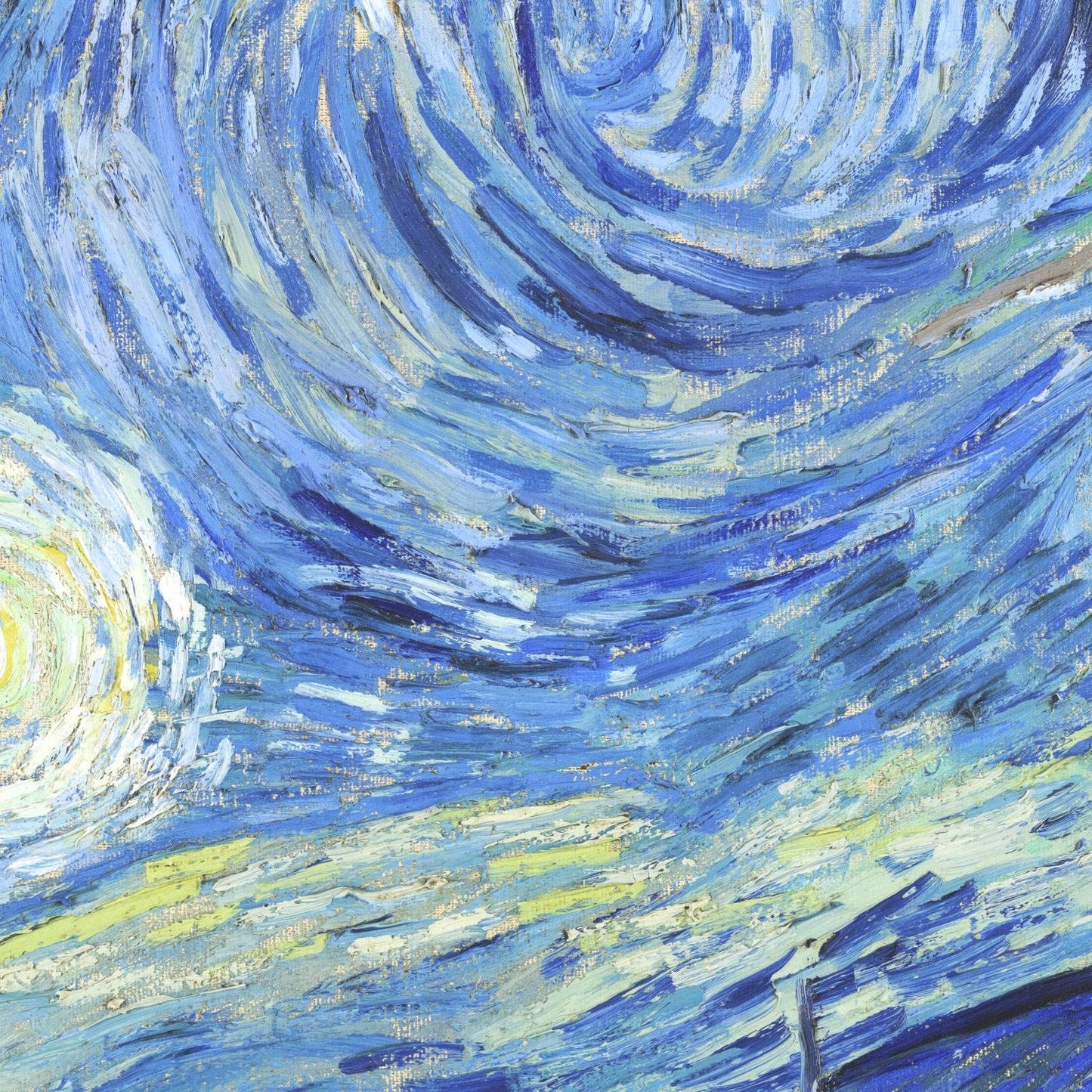 detail of the fine art reproduction from the centre