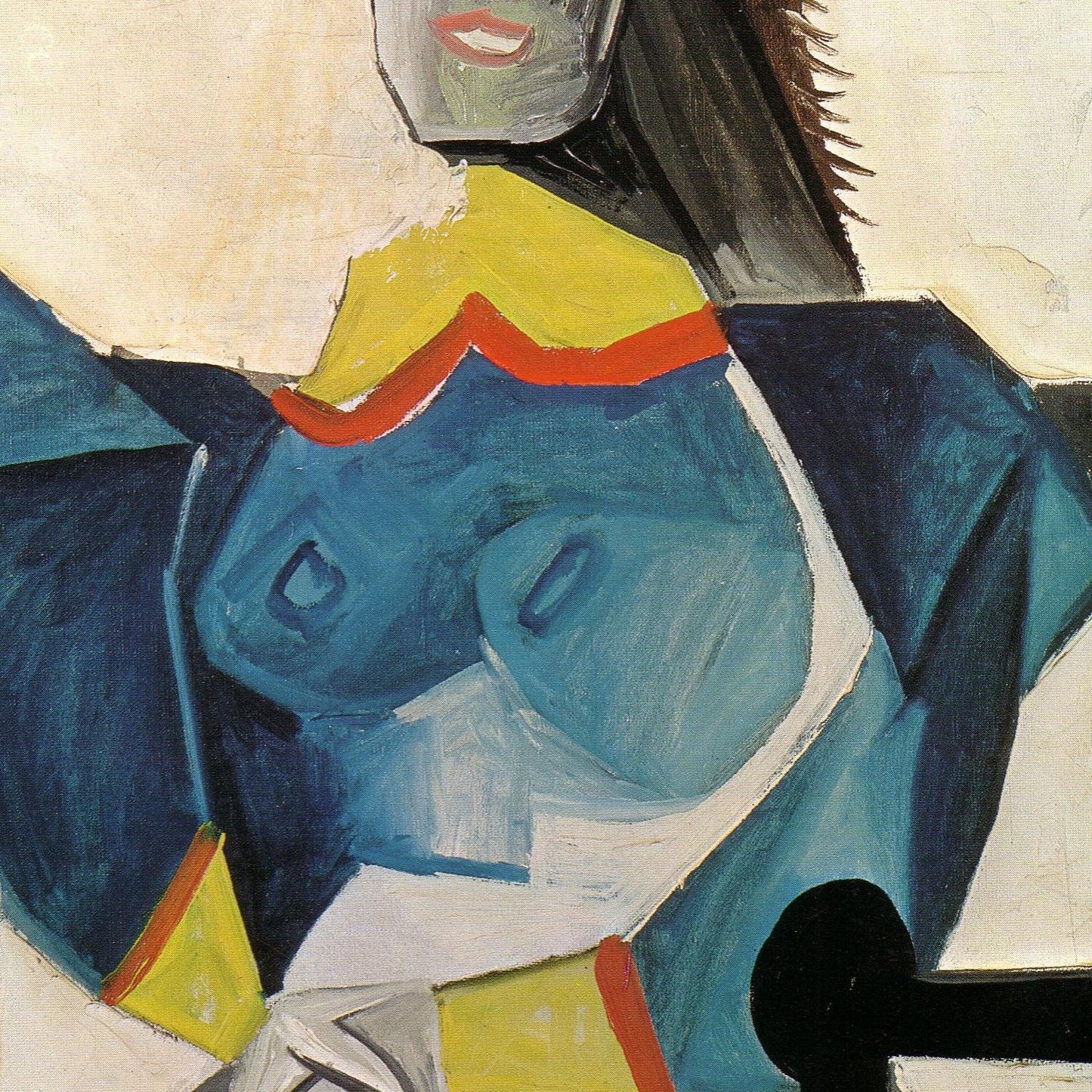 detail of the fine art reproduction from the centre