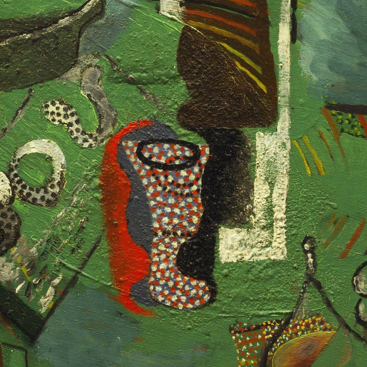detail of the fine art reproduction from the centre