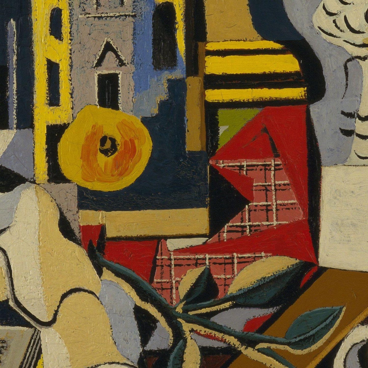 detail of the fine art reproduction from the centre