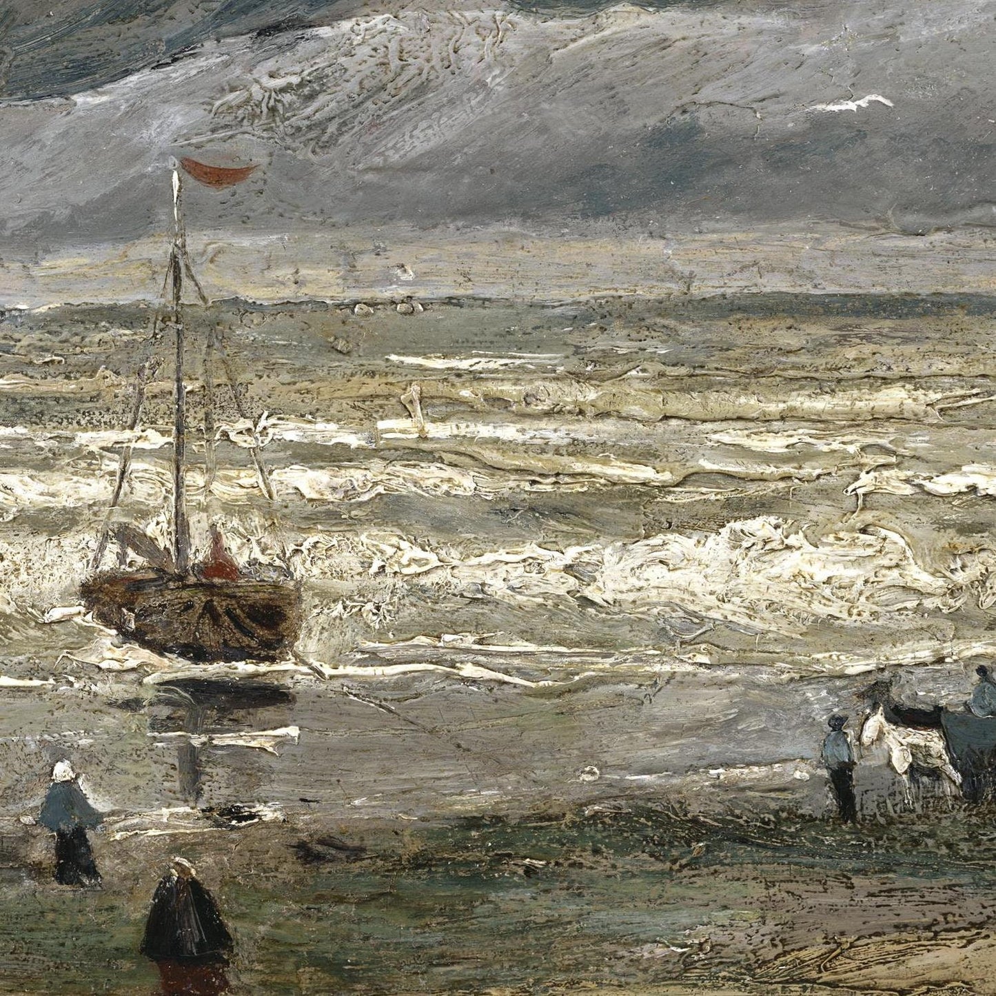 detail of the fine art reproduction from the centre