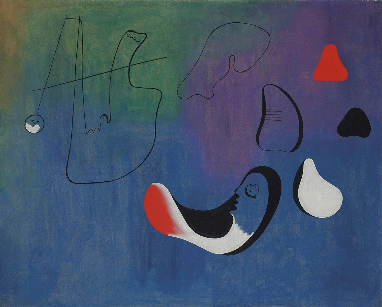 presentation of the fine art reproduction without a frame