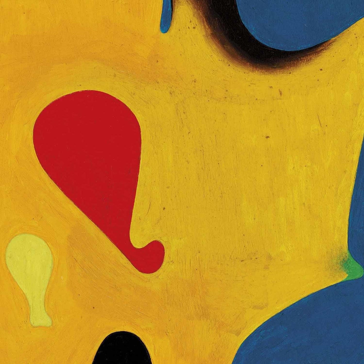 detail of the fine art reproduction from the centre