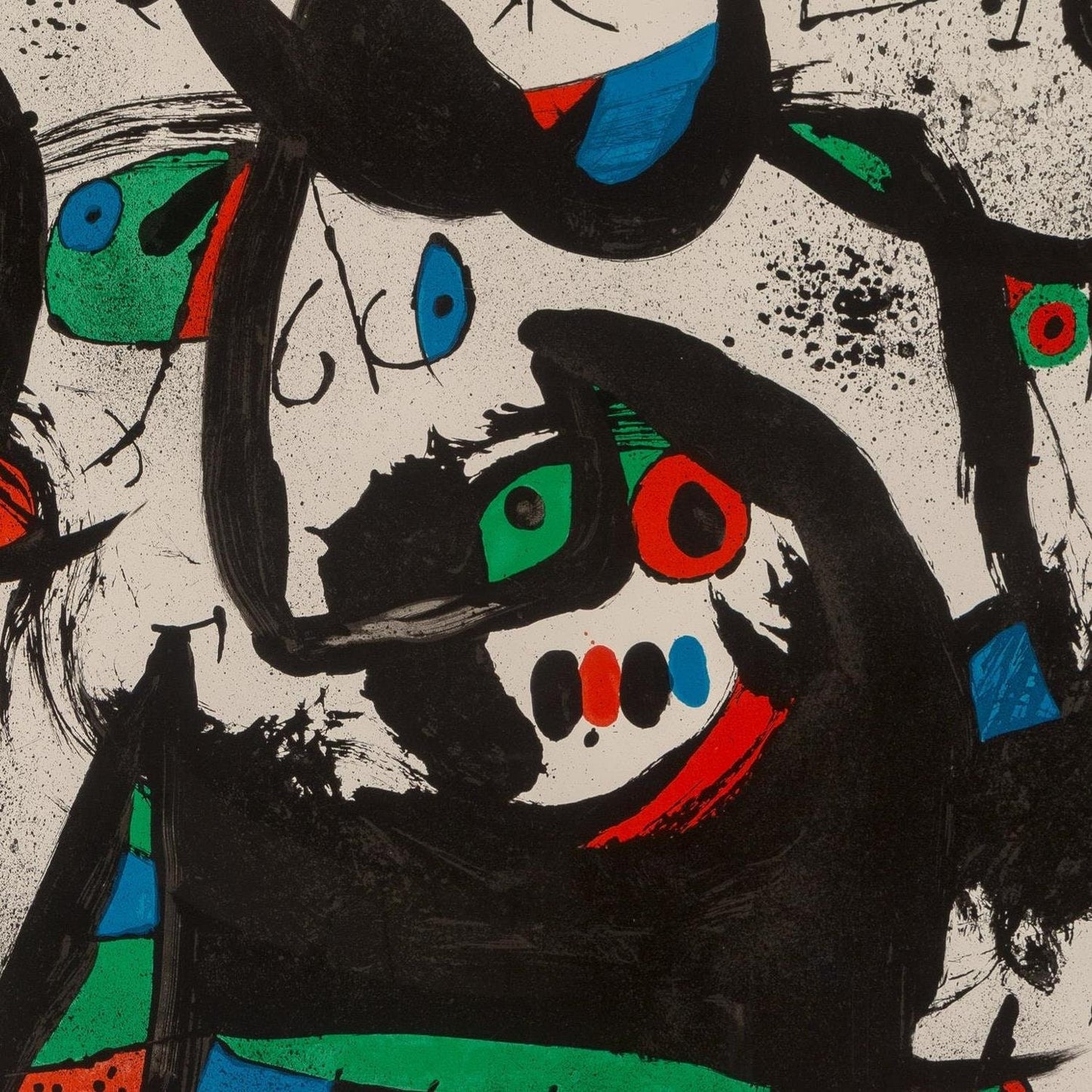 detail of the fine art reproduction from the centre