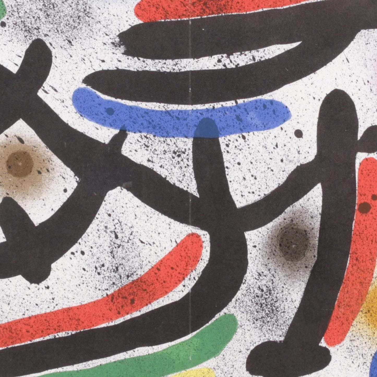 detail of the fine art reproduction from the centre