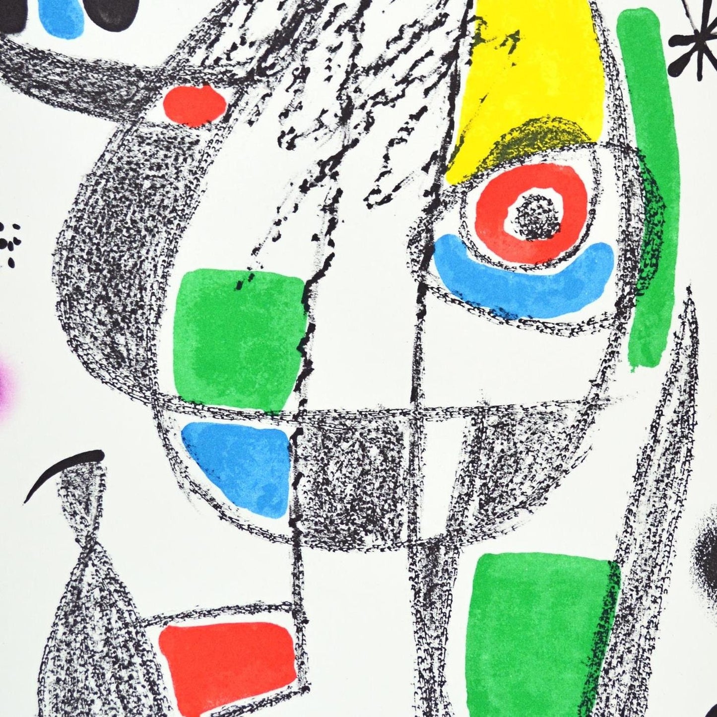 detail of the fine art reproduction from the centre