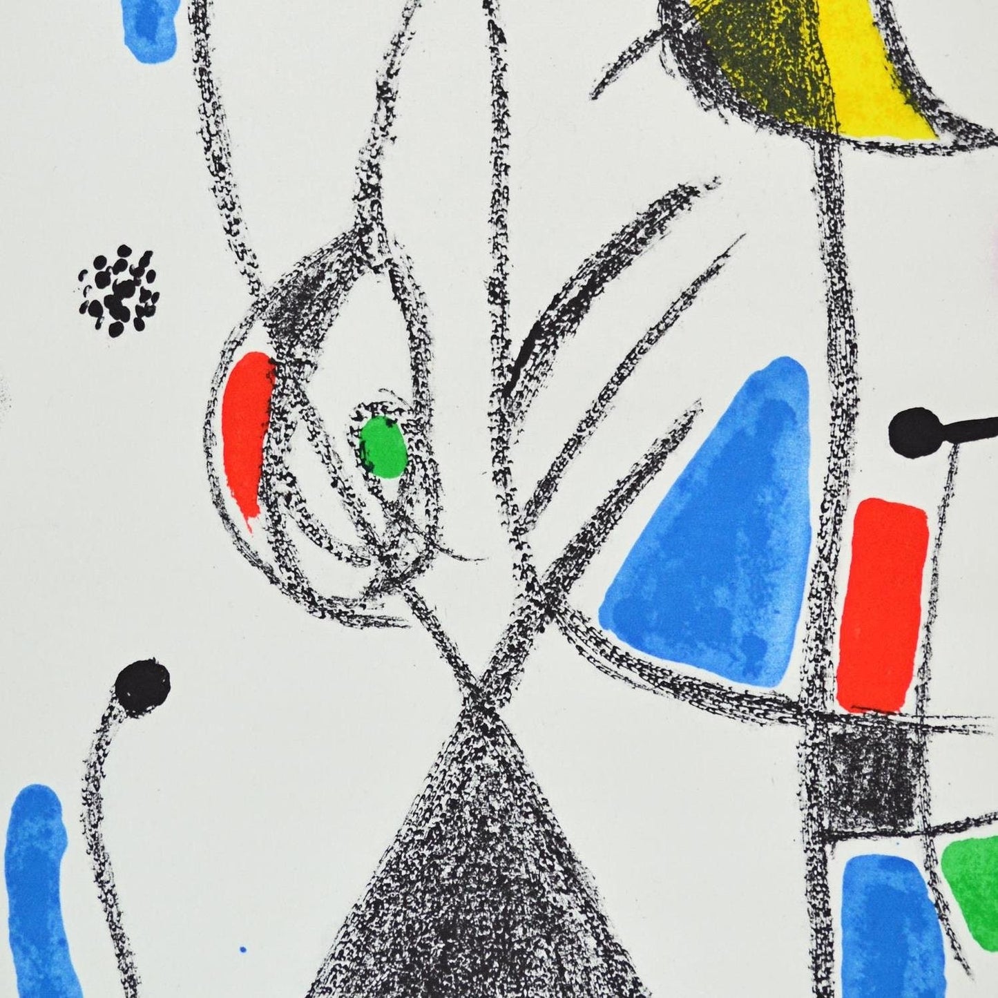 detail of the fine art reproduction from the centre