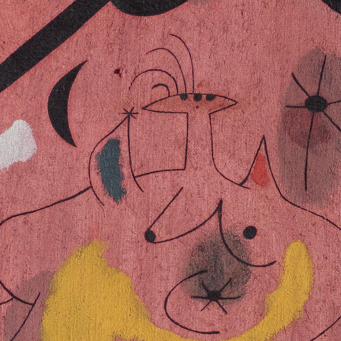 detail of the fine art reproduction from the centre