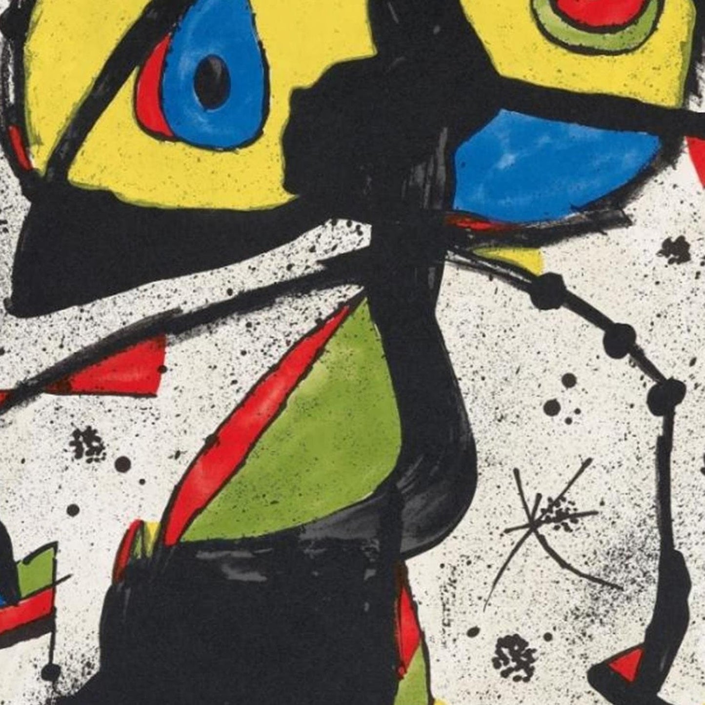detail of the fine art reproduction from the centre