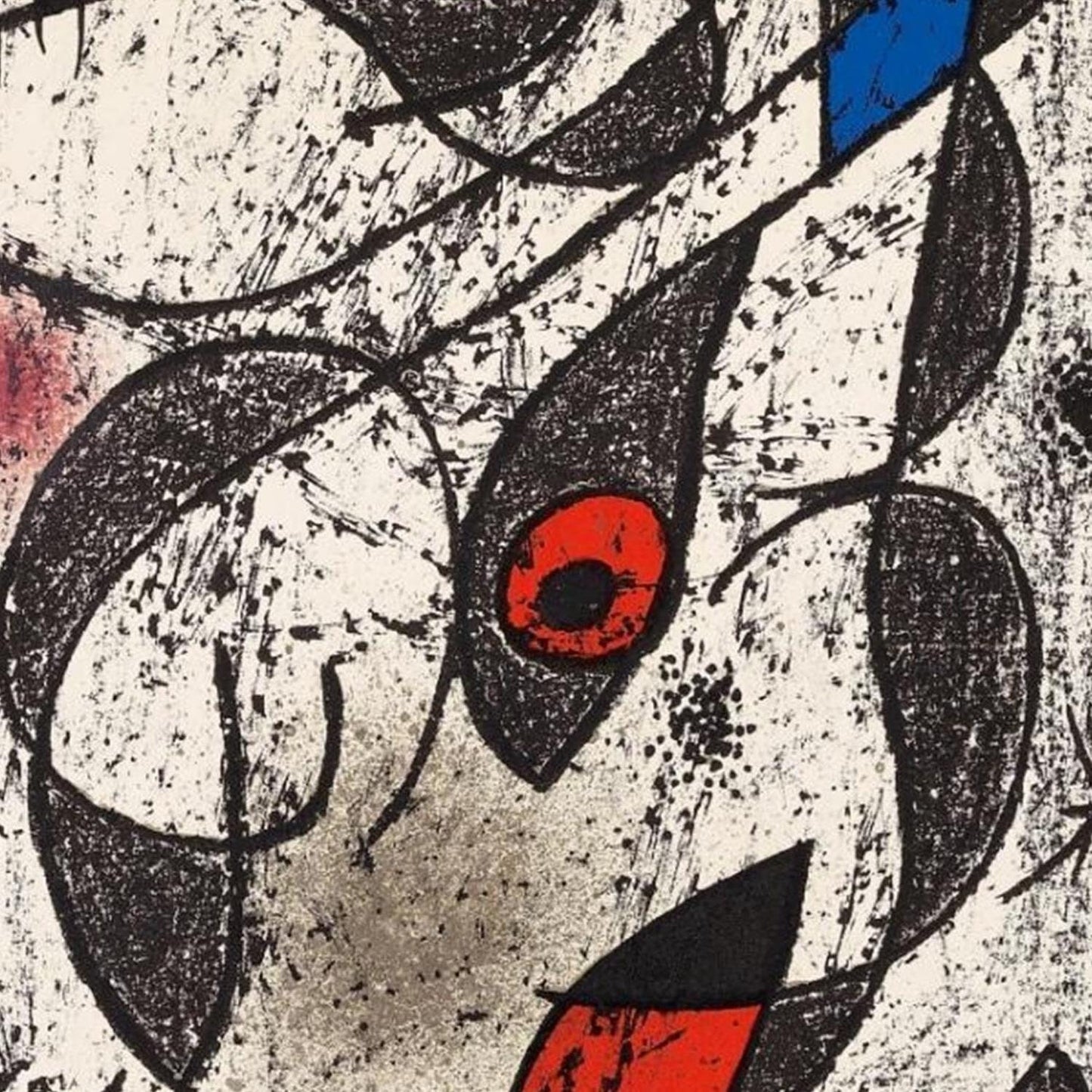 detail of the fine art reproduction from the centre