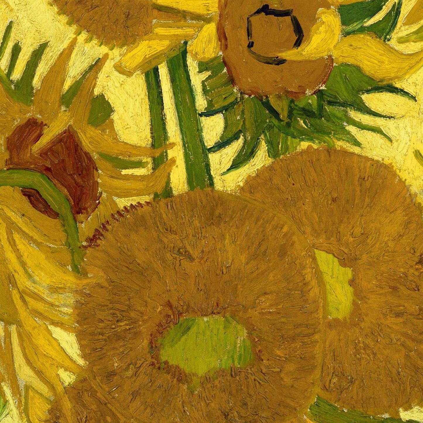 detail of the fine art reproduction from the centre