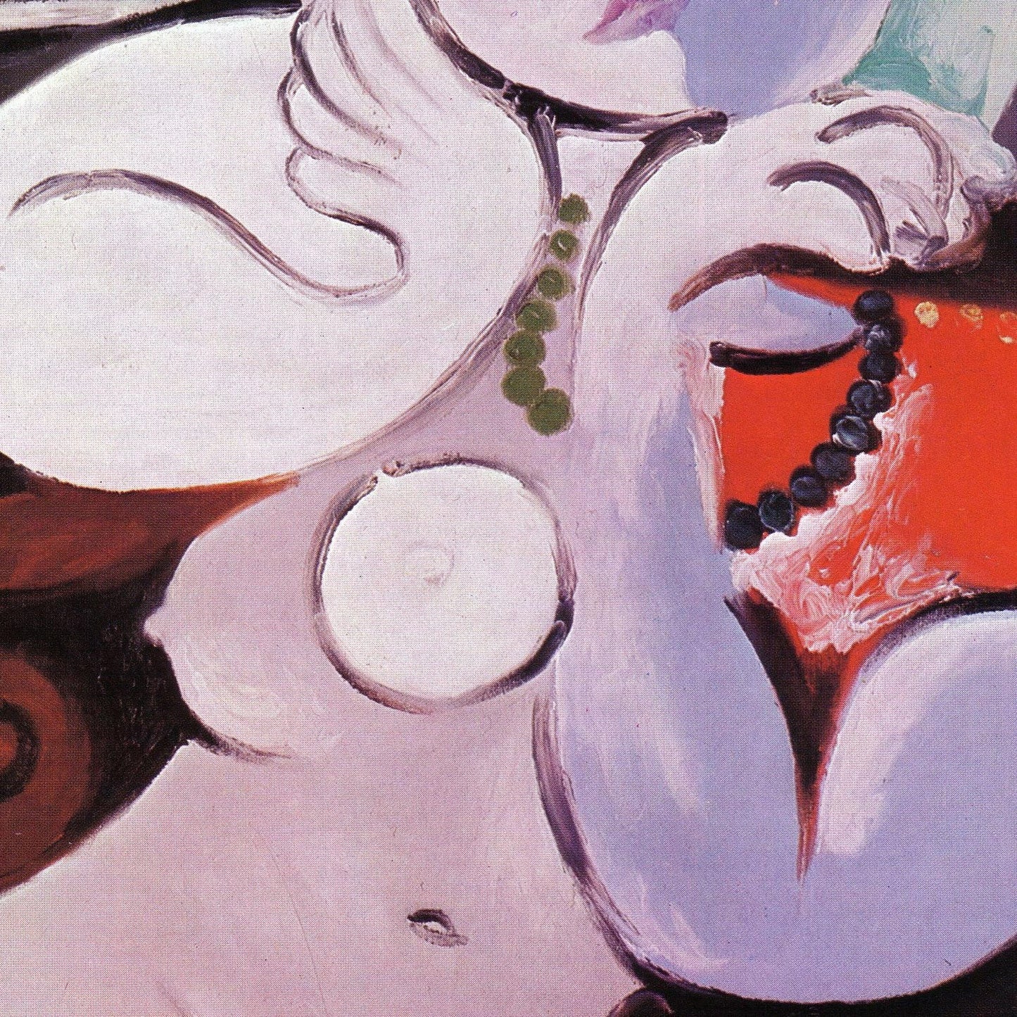 detail of the fine art reproduction from the centre