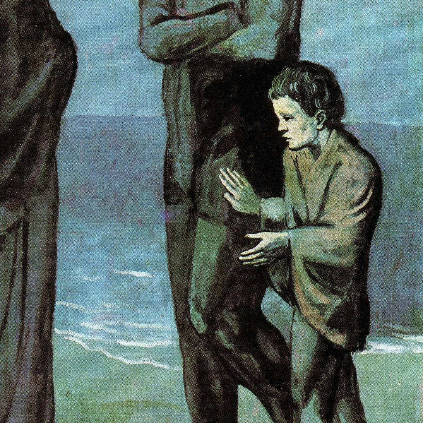 detail of the fine art reproduction from the centre