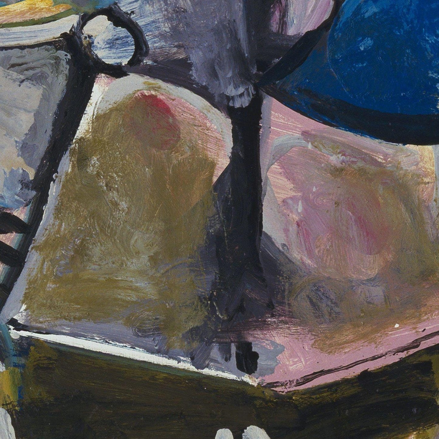 detail of the fine art reproduction from the centre