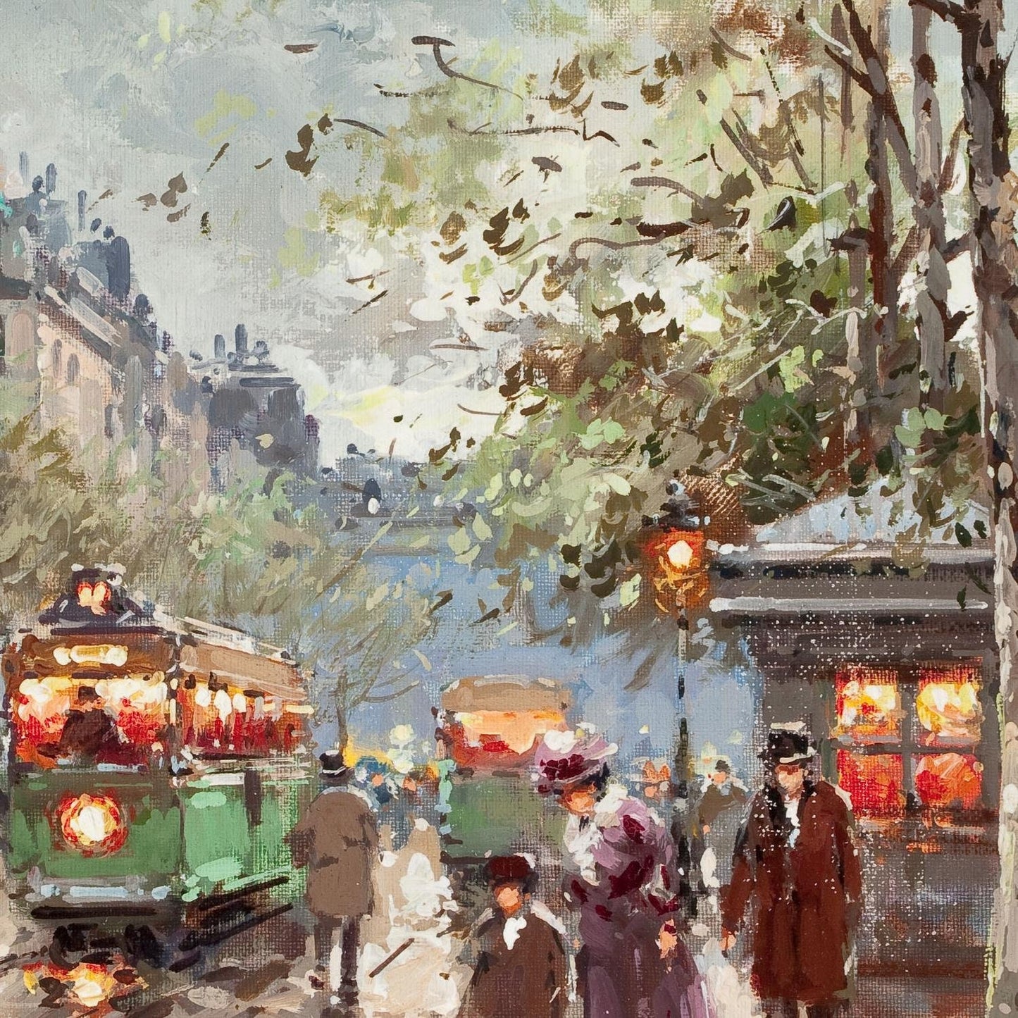 detail of the fine art reproduction from the centre