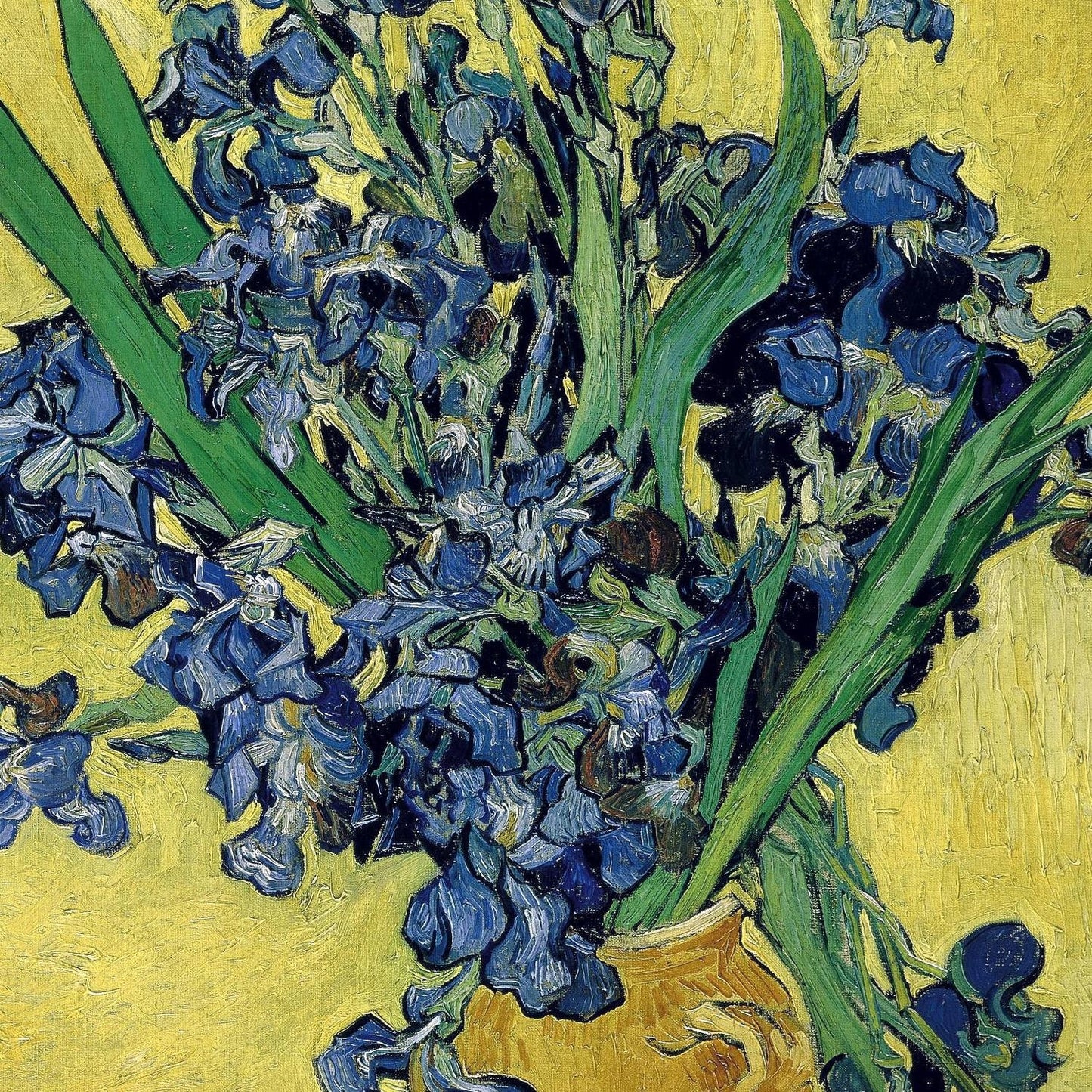 detail of the fine art reproduction from the centre