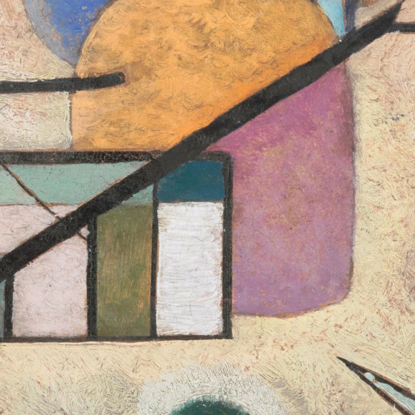 detail of the fine art reproduction from the centre