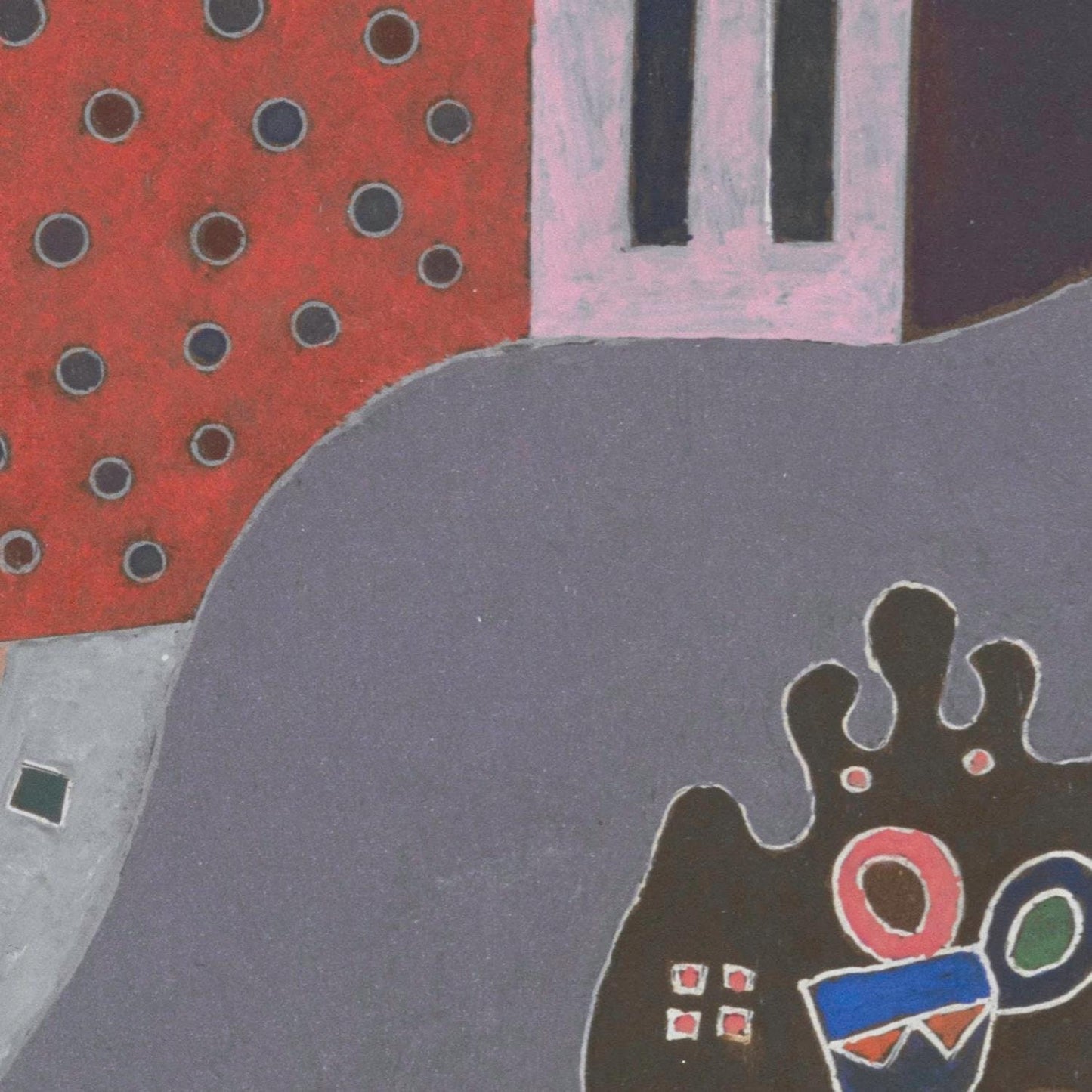 detail of the fine art reproduction from the centre